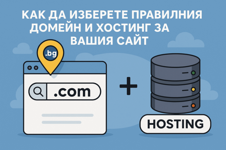 Как да изберете правилния домейн и хостинг за вашия сайт
