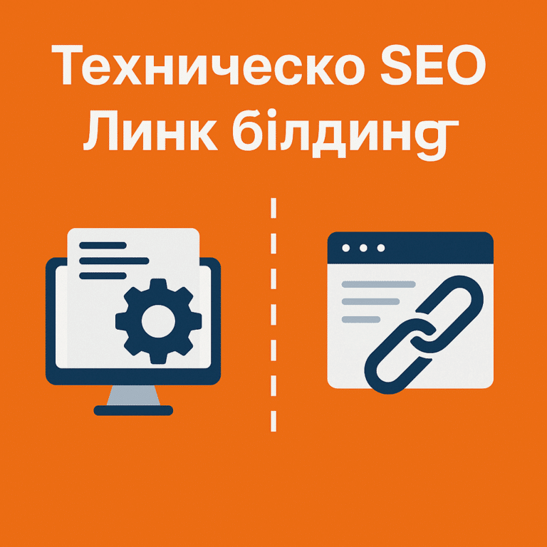 ⚙️ Каква е разликата между техническо SEO и линк билдинг?